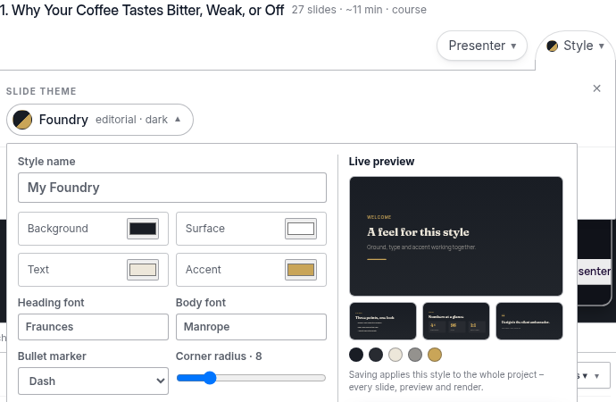 Custom theme builder fields on Premium and Business